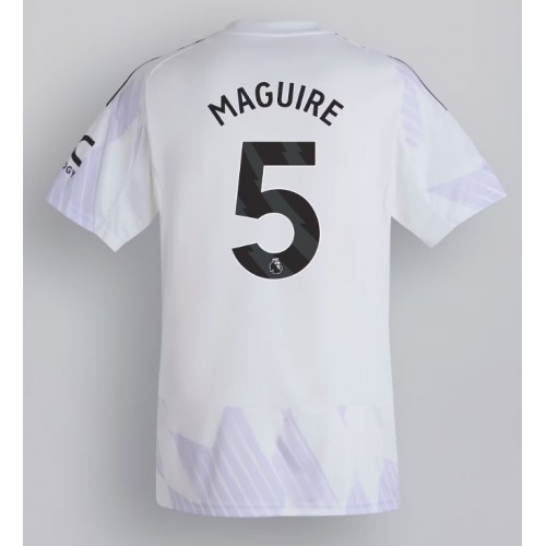 Manchester United Harry Maguire #5 Bortatröja 2025-26 Kortärmad Manchester United Harry Maguire #5 Bortatröja 2025-26 Kortärmad